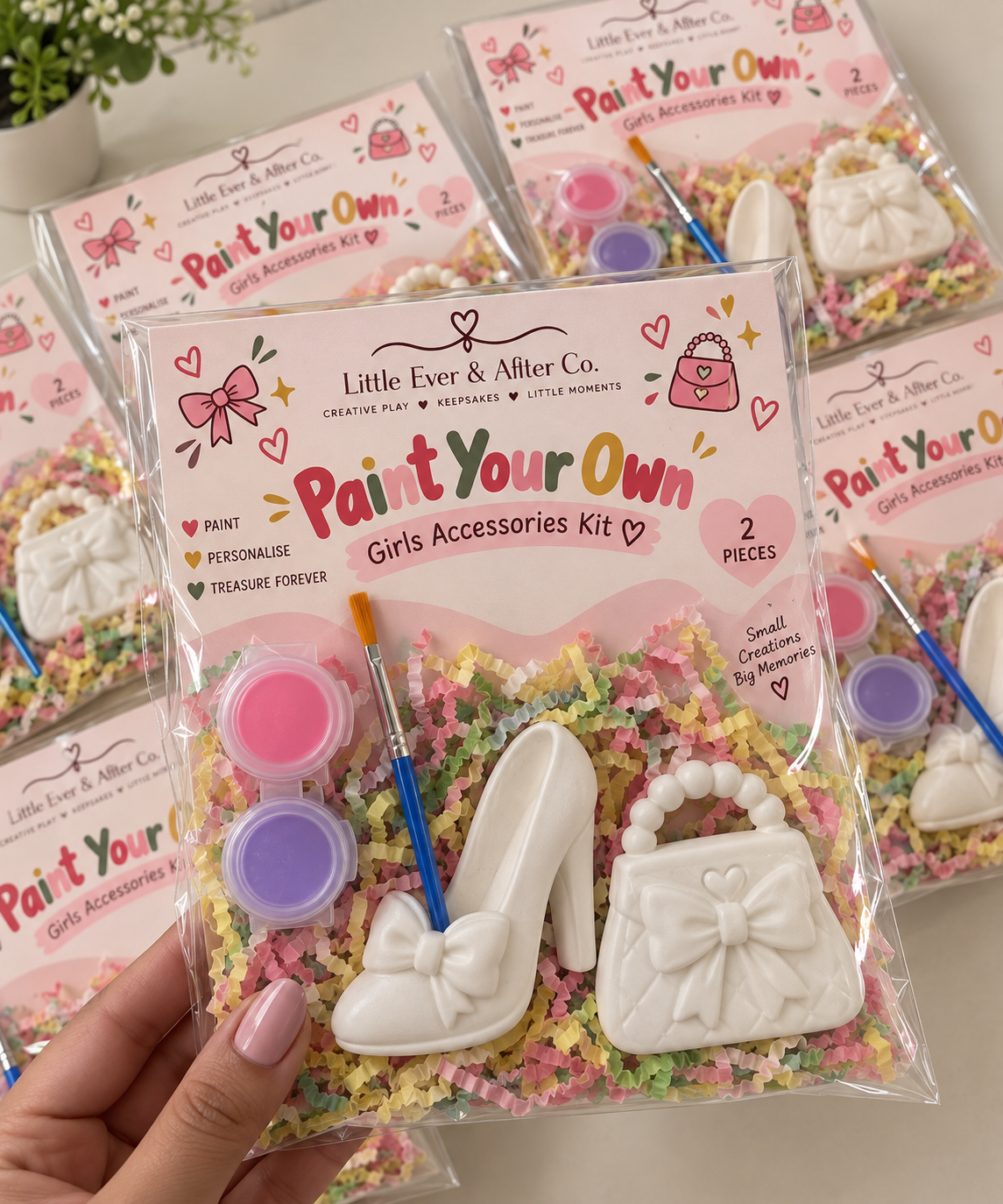 🎀 Paint Your Own – Girls Accessories Kit